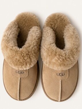 UGG Tan Shearling-Lined Footwear